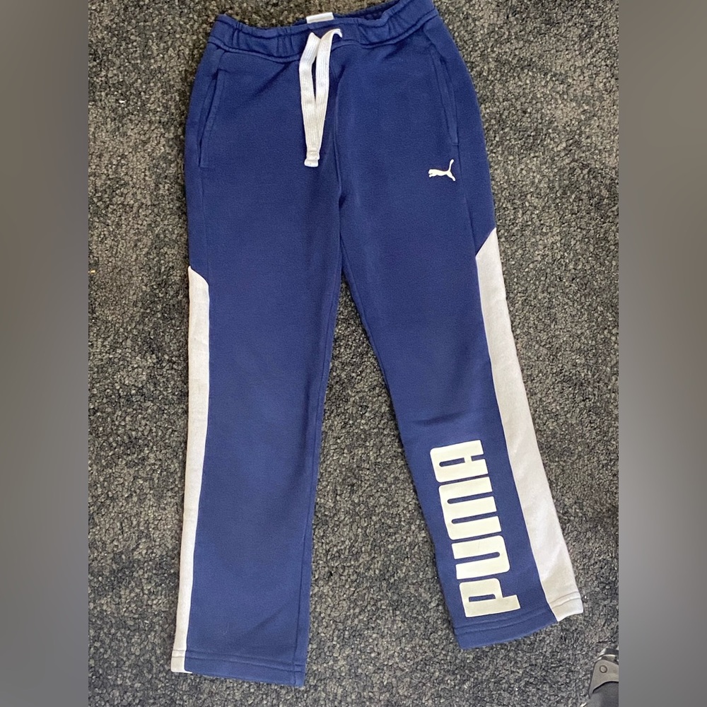 Blue Puma Joggers - Size 6